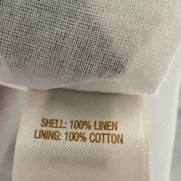 Kate Spade Linen Black & White A-Line Dress Size 12 - Picture 10 of 10